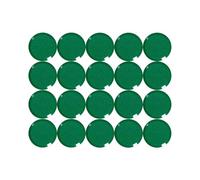 MAUL aimants à facettes (20 pièces) MAULpro Ø 20mm | Aimant en Plastique | Aimant puissants pour Tableau Blanc magnetique et Tableau Blanc effacable | Idéal pour Le Bureau et l'atelier | Vert
