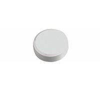 MAUL aimants à facettes (20 pièces) MAULpro Ø 29mm | Aimant en plastique | Aimant puissants pour tableau blanc magnetique et tableau blanc effacable | Idéal pour le bureau et l'atelier | Blanc