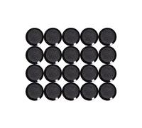MAUL aimants à facettes (20 pièces) MAULpro Ø 15mm | Aimant en Plastique | Aimant puissants pour Tableau Blanc magnetique et Tableau Blanc effacable | Idéal pour Le Bureau et l'atelier | Noir