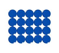 MAUL aimants à facettes (20 pièces) MAULpro Ø 20mm | Aimant en Plastique | Aimant puissants pour Tableau Blanc magnetique et Tableau Blanc effacable | Idéal pour Le Bureau et l'atelier | Bleu