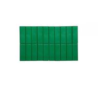 MAUL Aimants à Facettes (20 Pièces) MAULpro 53 x 18 x 10 mm, Aimant en Plastique, Aimant Puissants pour Tableau Blanc Magnetique, Idéal pour le Bureau et l'Atelier, Vert