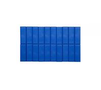 MAUL aimants à facettes (20 pièces) MAULpro 53x18x10 mm | Aimant en Plastique | Aimant puissants pour Tableau Blanc magnetique | Idéal pour Le Bureau et l'atelier | Bleu
