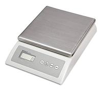 MAUL Balance compteuse MAULcount gris précision pro 10 kg | Comptage précis, plateau inox amovible facile à nettoyer, secteur ou pile pour plus de liberté, boîtier robuste