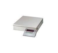 MAUL balance solaire pour colis MAULparcel S | Balance de precision stable jusqu'à 50kg | Grande surface de pesage 30x30cm | Balance avec panneau solaire pour un fonctionnement sans pile | Gris