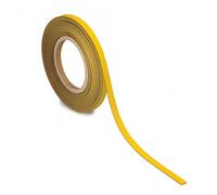 MAUL Bande de Marquage 10 mm x 1 mm, Bande Inscriptible avec Dos Magnétique, Utilisable dans le Bureau, l'Atelier, l'entrepôt et la Cuisine, Découpable Individuellement, Longueur 10 m, Jaune