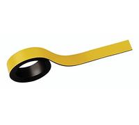MAUL Bande magnétique jaune inscriptible lot de 2 | Organisation rapide, marquage clair, repositionnement facile, découpe selon besoin, surface plastifiée