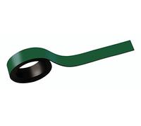 MAUL Bande magnétique verte 1 m lot de 2 inscriptible | organisation claire, étiquetage facile, revêtement plastique, fixation sur supports métalliques, repères modulables