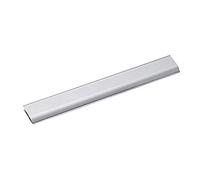 MAUL barre à bornes 30,5 x 4 x 1,3 cm | Barre à bornes papier en aluminium | Barre à bornes pour papier, photos et plans | Bande transparente autocollante | Argenté