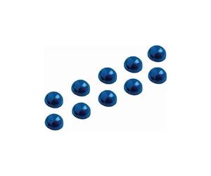 Maul Boite De 10 Aimants Hémisphériques 30mm Puiss. 0,6kg Bleu