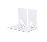 MAUL Buchstütze (H)140 x (T)140 x (B)85 mm, weiÃ?, 2 Pezzi