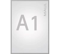 MAUL cadre d'affichage standard DIN A1 574 x 821 mm cadre en aluminium anodisé argenté