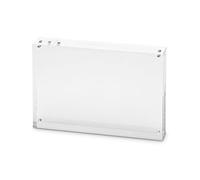 MAUL Cadre Photo MAULstyle en Acrylique 17, 8 x 12, 7 x 2 cm, Cadre Photo Double Face en Format Portrait ou Paysage pour Photos, Collages et Images, Cadre large pour une Bonne Stabilité, Transparent