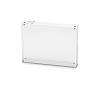 MAUL cadre photo MAULstyle en acrylique 15 x11,5x2,4cm | Cadre photo double face en format portrait ou paysage pour photos, collages et images | Cadre large pour une bonne stabilité | Transparent