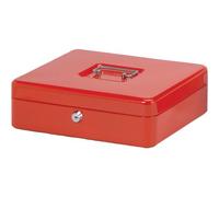 MAUL Caisse à monnaie 5611425 acier laqué 300×245×90 mm Rouge