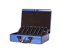 Maul - coffret caisse avec monnayeur, bleu - pour le marché d l a f -dimensions (l)300 x (p)245 x (h)93 mm en acier laqu Bleu G