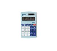 Maul M 8 Calculatrice de poche bleu clair Ecran: 8 à pile(s), solaire