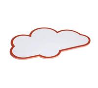 MAUL Cartes d'Animation Nuage 270 x 430 mm (20 Pièces), Cartes de Présentation avec Bord Rouge, Idéales Comme Aide pour les Présentations et les Ateliers, 150 g/M² Papier, Blanc