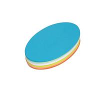 MAUL cartes d'animation ovales 11 x 19cm (120 pièces) | Fiches en papier | Idéales comme aide pour les présentations et les ateliers | Utilisables sur les deux faces | Couleur