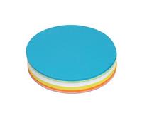 MAUL cartes d'animation rondes 135 mm (120 pièces) | Cartes en papier en forme de cercle | Idéales comme aide pour les présentations et les ateliers | Utilisables sur les deux faces | Couleur