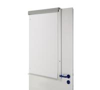 MAUL Chevalet de conférence MAULoffice pour murs et portes fixation sur une paroi ou au dessus d'une porte 70 x 100 cm auget grand blanc 6374895 1 pièce