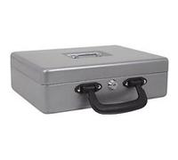 Maul - coffret caisse avec monnayeur, argent dimensions: (l)300 x (p)245 x (h)93 mm en acier laqué, serrure de sécurité à cylind G