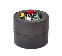 MAUL distributeur de pinces mauly® MAULpro Eco | Distributeur de pince double clip durable | Organiseur de bureau avec 12 pinces | Idéal pour l'organisation au bureau et à la maison | Noir