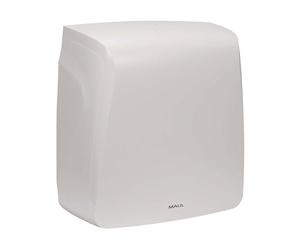 Maul Distributeur de Serviettes en Papier, 32,4 x 16 x 34,8 cm, pour jusqu'à 550 Feuilles, Distributeur de Serviettes en Plastique incassable, idéal pour la Salle de Bain, avec matériel de Montage