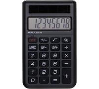 Maul ECO 250 Calculatrice de poche noir Ecran: 8 solaire (l x H x P) 60 x 98 x 12 mm