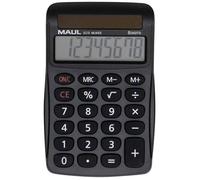 MAUL Calculatrice de bureau ECO MJ 455 - Solaire 8 chiffres noir 71 x 112 x 20 mm