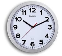 Maul Horloge Murale MAULstep 30cm Argent
