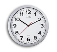 MAUL Horloge murale MAULstep 35 fonctionnement électrique argenté