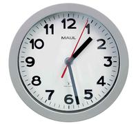 MAUL Horloge murale/radio MAULstep, diam¿tre: 200 mm, argent