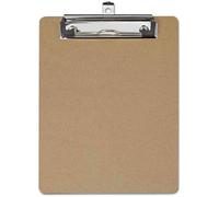 MAUL Porte Bloc A5 MAULbasic, Porte Bloc en Bois au Format A5 Vertical, Clipboard Stable à Suspendre, Pince Moderne pour Ranger Du Papier, pour le Bureau, la Cuisine et l'Atelier, Bois