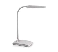 MAUL lampe de bureau LED MAULpearly | Lampe de bureau réglable de haute qualité | Lampe LED puissante | Lampe design avec température de couleur de 3000 - 6500K | Argenté