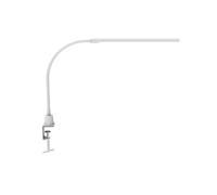 MAUL Lampe de bureau LED MAULpirro – à pince, variateur 4 niveaux, 3000K, blanc