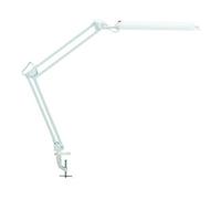 MAUL Lampe de bureau métal/plastique blanc H.max.450mm avec pince et LED Quantité:1