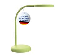 MAUL lampe LED MAULjoy | Lampe bureau sur pied stable | Petite lampe de bureau peu encombrante pour la table et le bureau | Lampe flexible avec température de couleur de 3000K | Lime