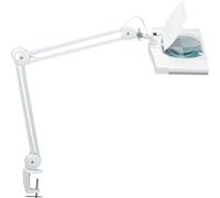MAUL LED Lampe loupe MAULvitrum pied à pince blanc (EEK A)
