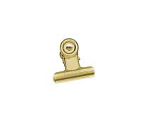 MAUL Lot de 10 pinces à papier standard en métal avec large clip de fermeture de 3 cm et largeur de 1 cm - Gadget pour la maison, la cuisine et le bureau - Convient pour les projets de bricolage -