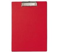 MAUL Lot de 12 Porte-blocs carton plastifié format A4 rouge