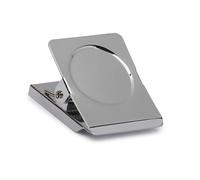 Maul Lot De 2 Aimants De Cuisine Avec Pince En Papier Argenté Largeur 40 Mm 1,2 Kg