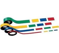 MAUL Lot de 2 Bandes magnétiques colorées 1 cm x 100 cm Jaune