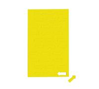 MAUL Symboles Magnétiques, Jaune, 1 x 2 cm