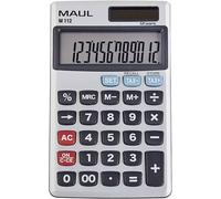 Maul M 12 Calculatrice de poche gris Ecran: 12 à pile(s), solaire