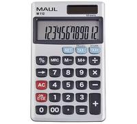 MAUL M112 calculatrice Poche Calculatrice à écran Argent
