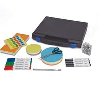 MAUL Mallette d'Animation MAULstart 35, 5 x 31, 5 x 6 cm, Mallette d'Animation en Plastique Solide, Mallette avec 1, 052 Pièces, Incl, Cartes d'Animation, Ciseaux, Marqueurs, Épingles, Noir