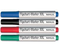 MAUL Marqueur pour flipchart XXL assorti Set de 4 pièces