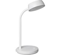 MAUL Lampe de bureau LED MAULabby – Petite, moderne, avec pied, flexible, 3000 K – Blanc