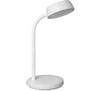 MAUL Lampe de bureau LED MAULabby – Petite, moderne, avec pied, flexible, 3000 K – Blanc