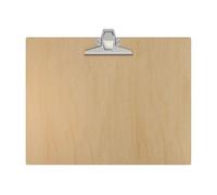 MAUL MAULtilia - Porte-bloc A3 - En bois de qualité supérieure - Format paysage A3 - Porte-bloc stable à suspendre - Avec pince vintage - 34,9 x 42,7 x 3,7 cm - Marron